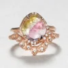 Aphenos And Rose Cut Diamond Stack