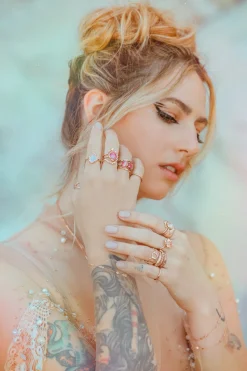 Aphenos Pink Ombre Ring