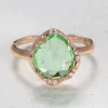 Aphenos Teal Sapphire Ring