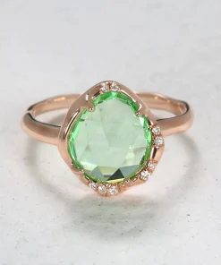 Aphenos Teal Sapphire Ring