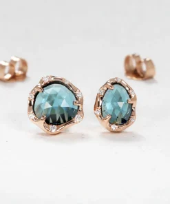 Blue Tourmaline Drop Earrings