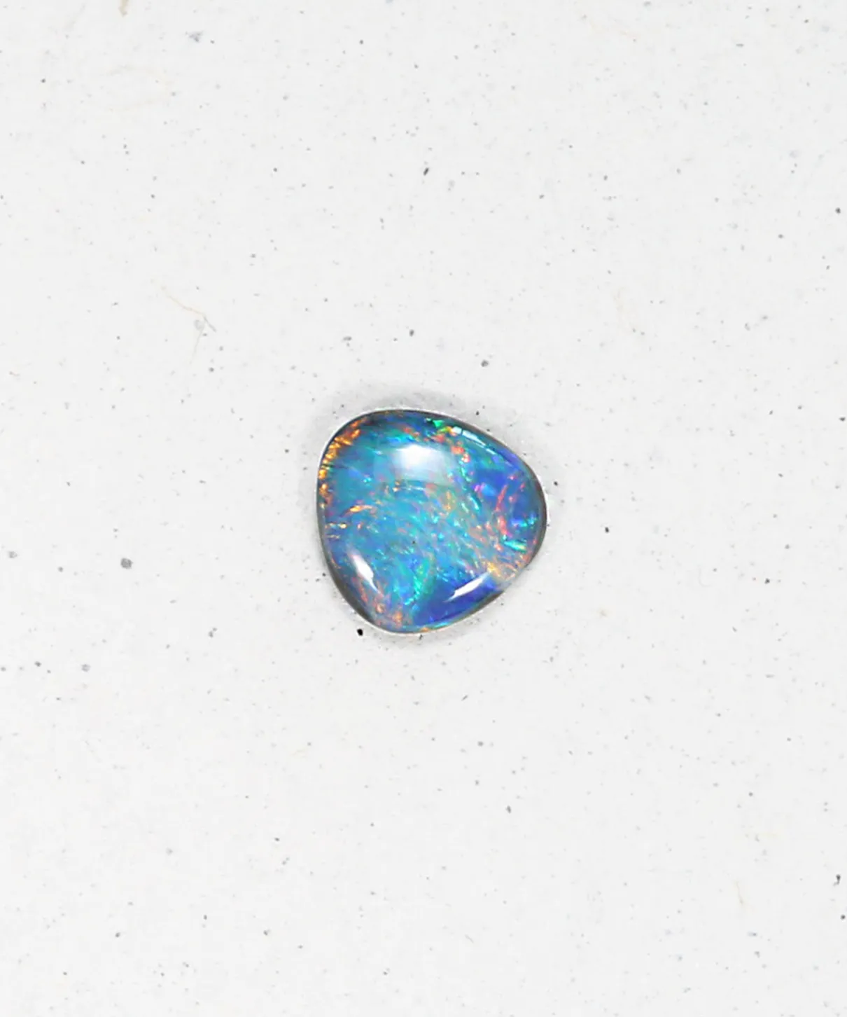 Cosmic Light Black Opal Ring Stone 1