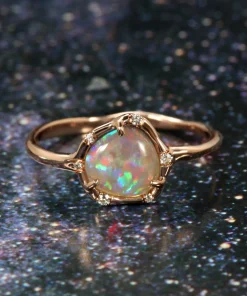 Cosmic Light Multicolor Dusk Opal Ring
