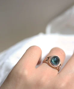 Double Moon Signet Ring
