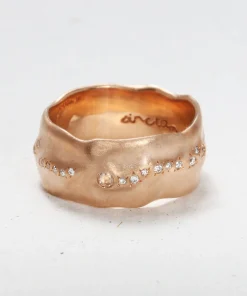 Flowing Diamond Eternity Band