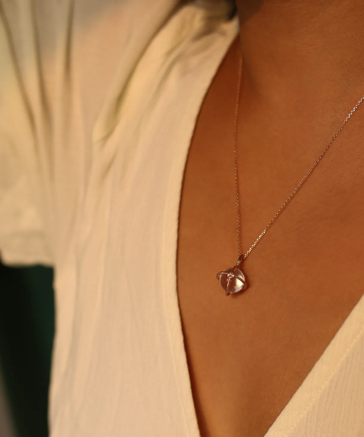 Glowing Orb Necklace
