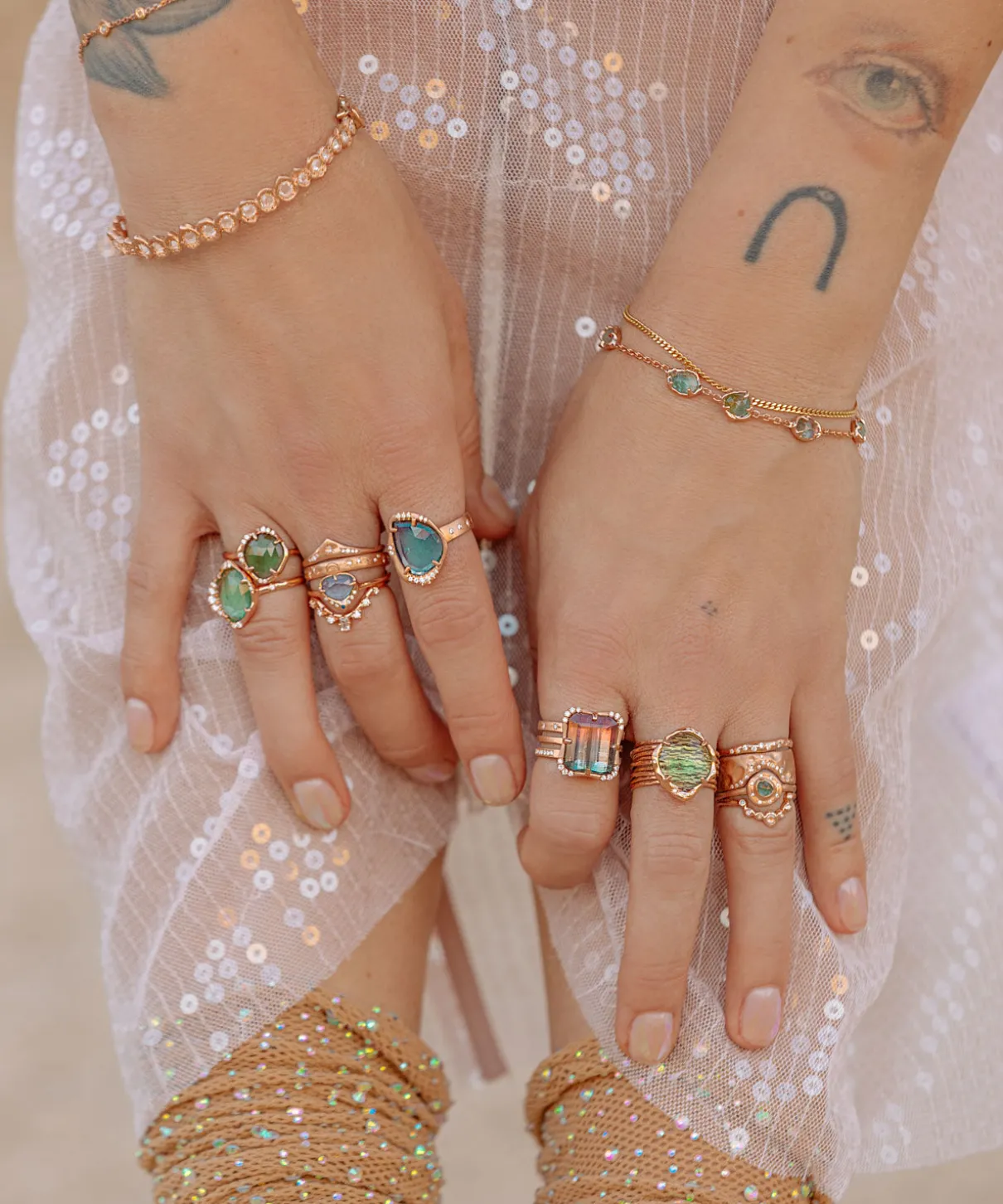 Goddess of All That Is Blue Bracelet