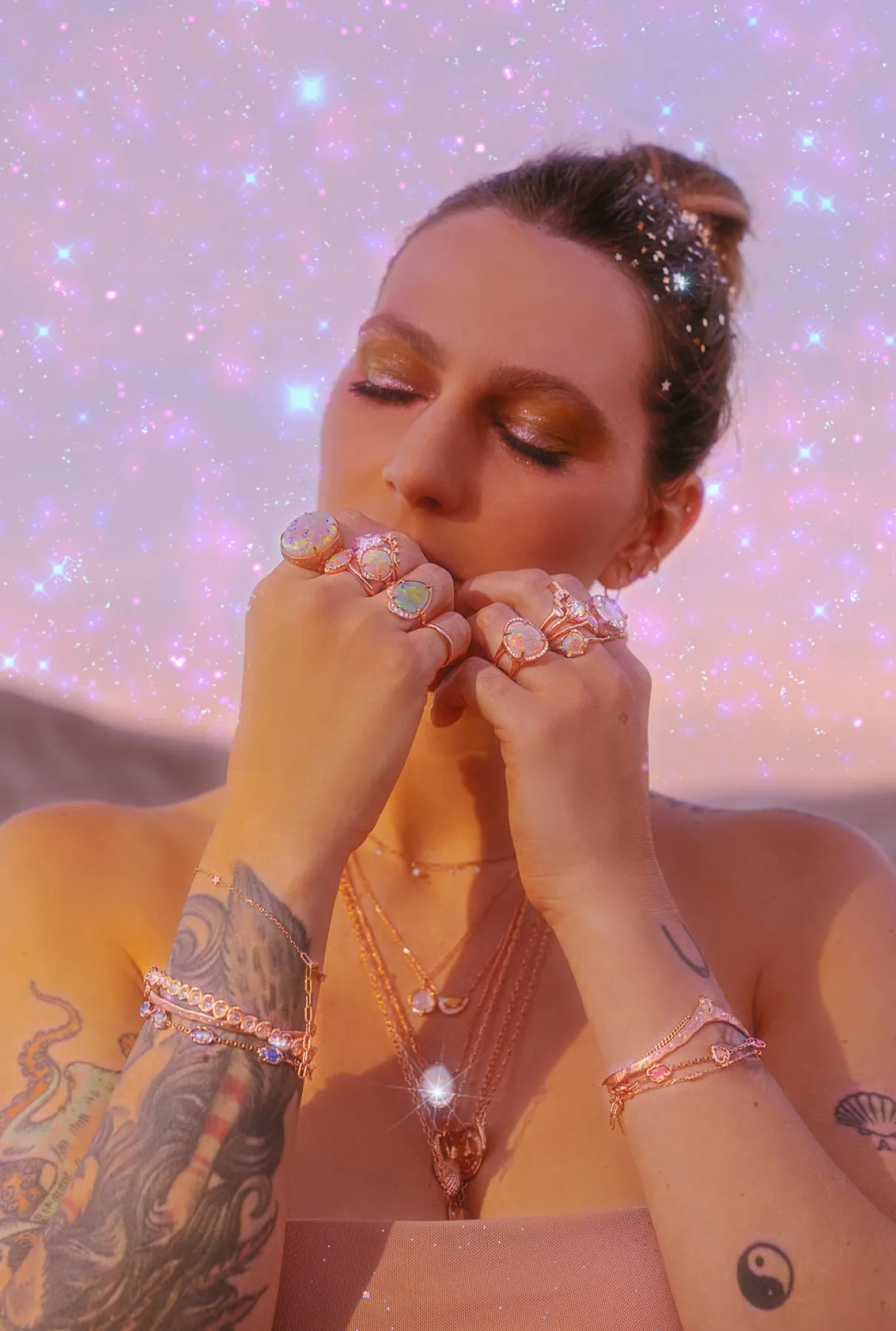 Goddess of All That Is Pink Bracelet