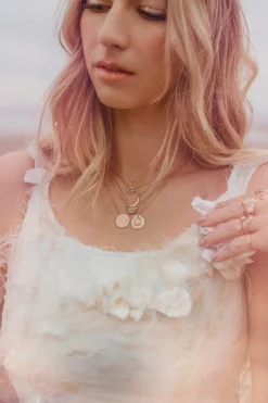Half Moon Multicolor Opal Necklace