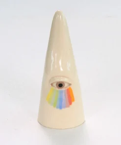 Handmade Ring Cone With Rainbow Eye