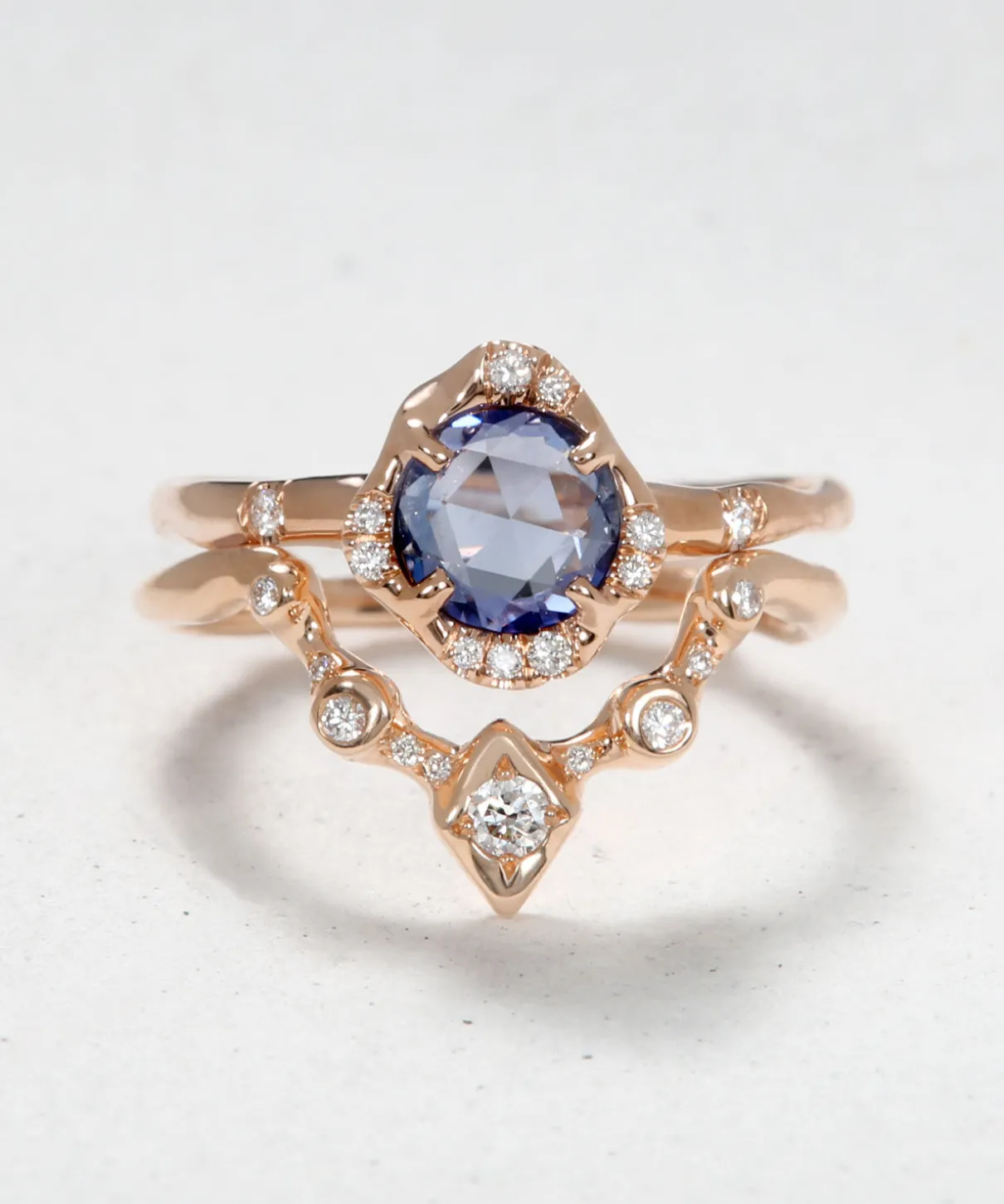Infinite Love Blue Sapphire and Ethereal Stack