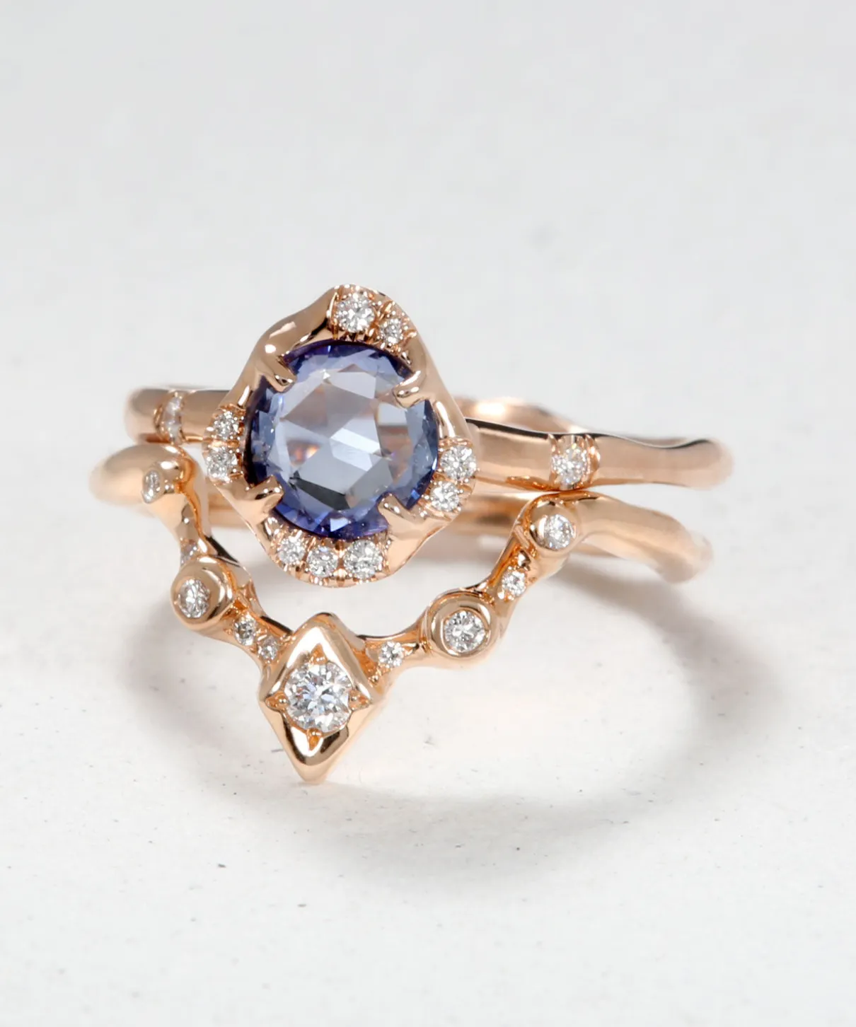 Infinite Love Blue Sapphire and Ethereal Stack