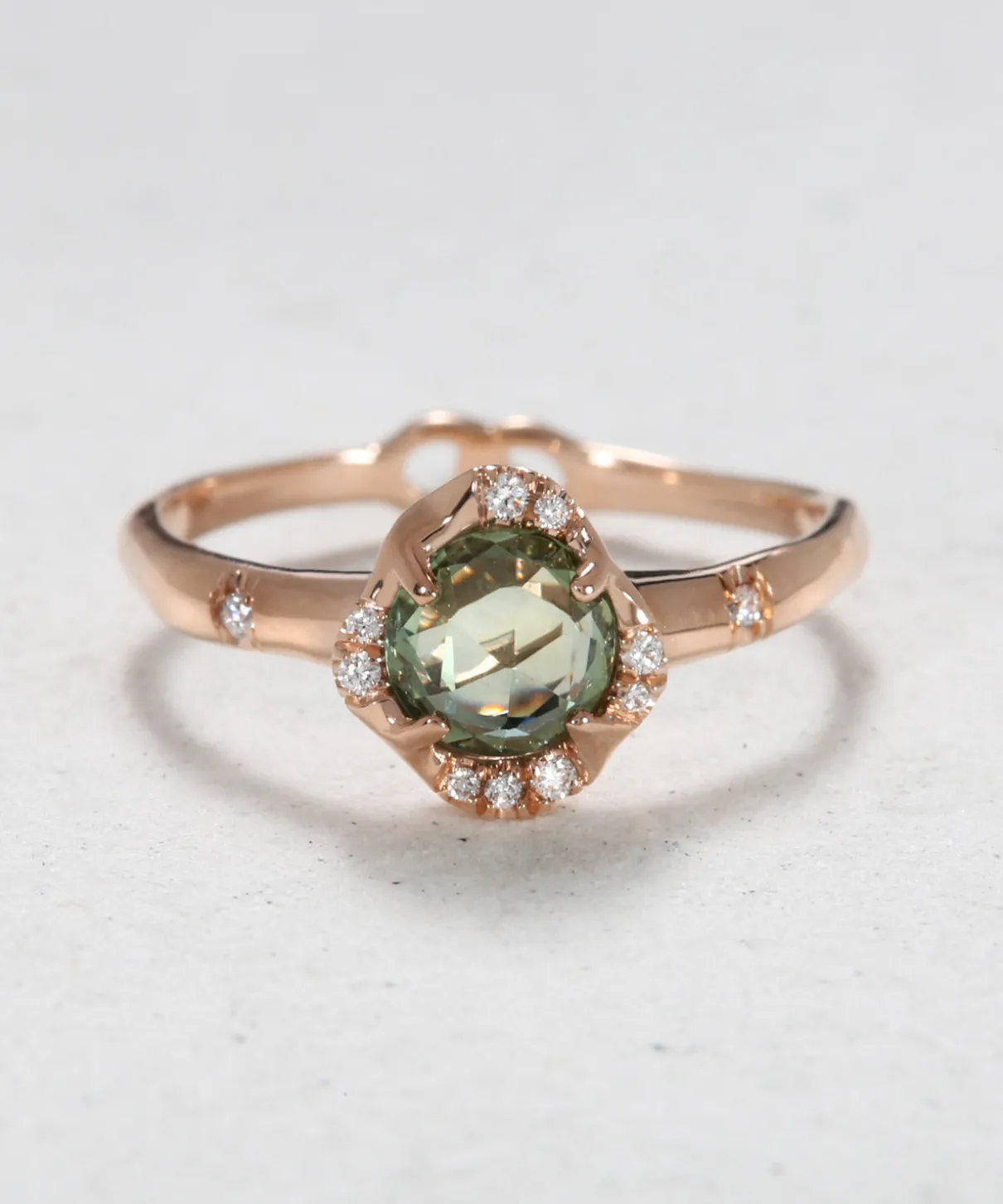 Infinite Love Green Sapphire Ring