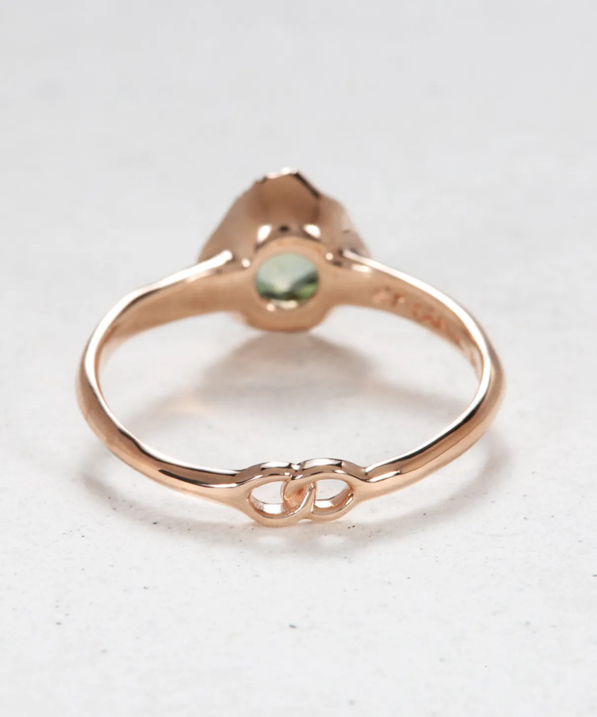 Infinite Love Green Sapphire Ring