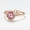 Infinite Love Pink Sapphire Ring