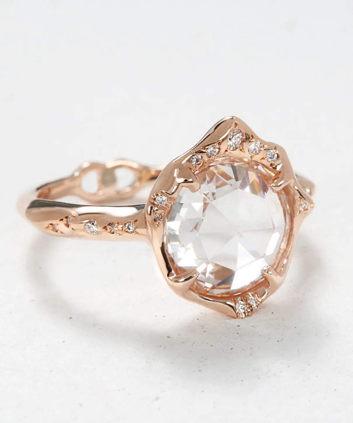Infinite Love Rose Cut Diamond Ring