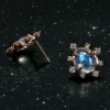 Moonstone Burst Earrings