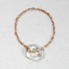Moonstone Chain Ring