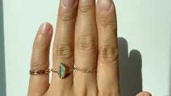 Nana Moon Transparent Crystal Opal Ring