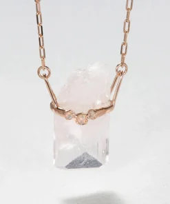 Opalescent Healing Crystal Necklace