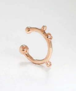 Rose Cut Diamond Ear Hug