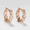 Rose Cut Diamond Earrings