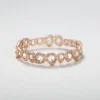 Rose Cut Diamond Eternity Band