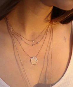 Rose Cut Diamond Necklace