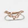Rose Cut Diamond Stacking Band