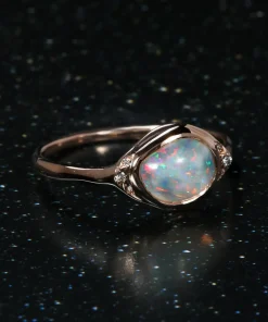 Seeing Eye Galactic Sparkle Opal Ring