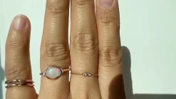 Seeing Eye Galactic Sparkle Opal Ring