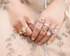 Shooting Light & Stars Ring