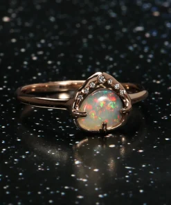 Sky Shower Sparkle Flash Opal Ring