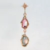 Star Comet Dangle Drop Earring