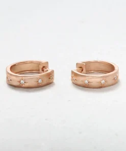 Star Hoop Earrings