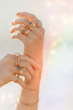 Stardust Ethiopian Opal Ring
