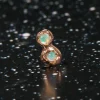 Tiny Opal Double Constellation Stud